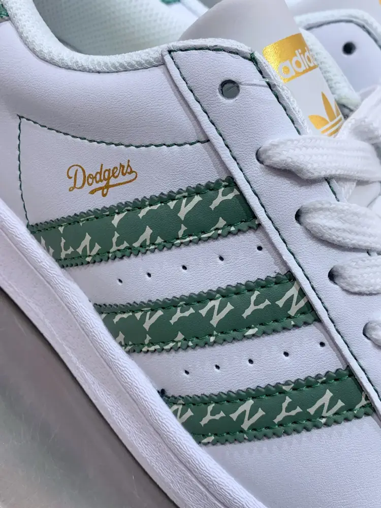 Durable Adidas Originals Superstar MLB White Green – Adidas Edition 551 