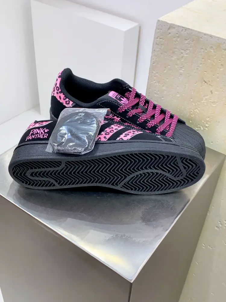 Adidas Originals Superstar Pink Panther Black Pink – Adidas Durable 564  AEB441