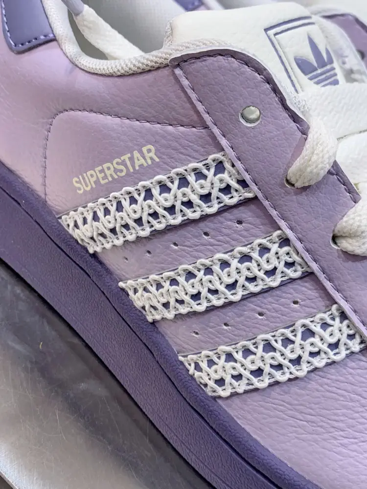 Adidas Originals Superstar Purple Low Top Durable 531 