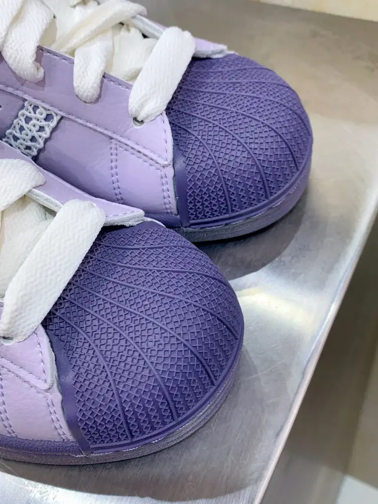 Adidas Originals Superstar Purple Low Top Durable 531 