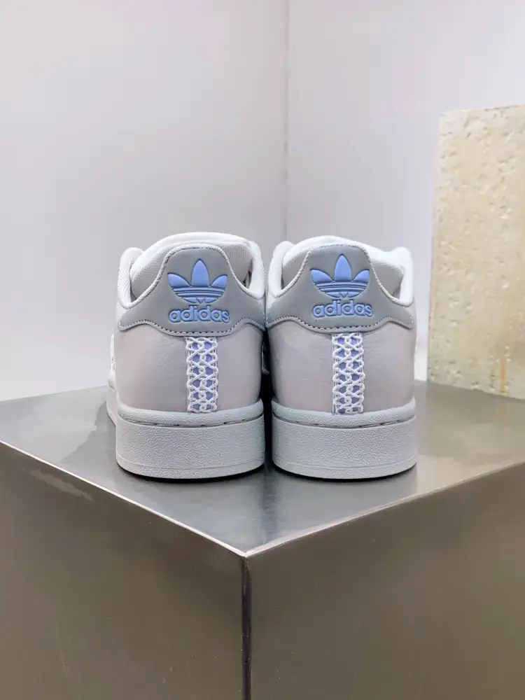 Adidas Originals Superstar Shell Toe White Blue – Adidas UrbanChic 533 