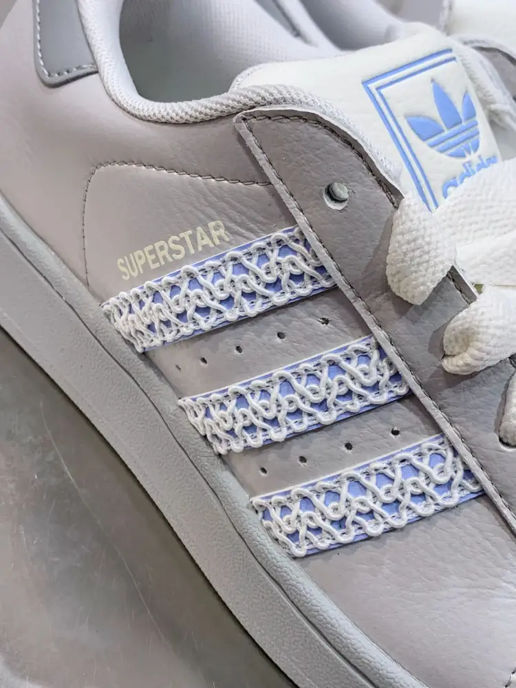 Adidas Originals Superstar Shell Toe White Blue – Adidas UrbanChic 533 