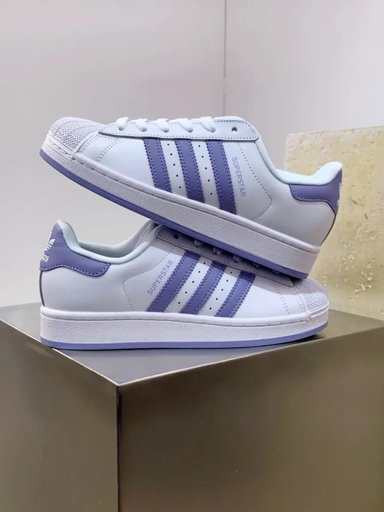 Elegant Adidas Originals Superstar White Purple – 537  FBCF510
