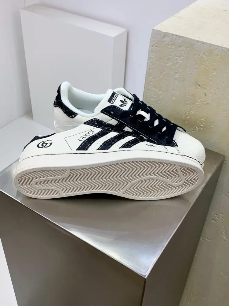 Adidas Originals Superstar x GUCCI White Black Affordable 545  DEE378
