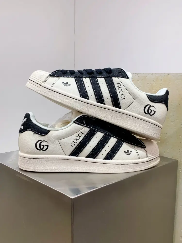 Adidas Originals Superstar x GUCCI White Black Affordable 545  DEE378