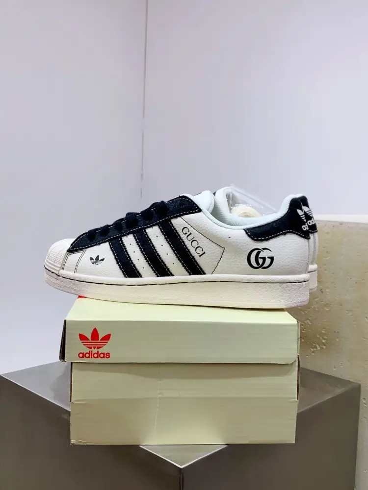 Adidas Originals Superstar x GUCCI White Black Affordable 545 