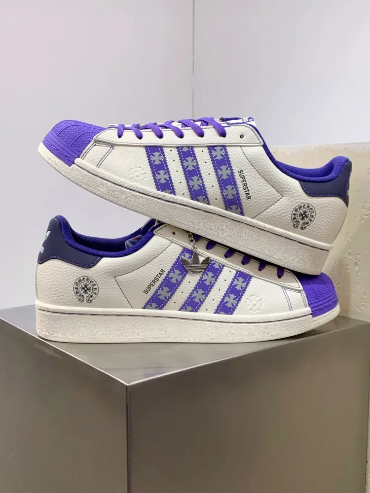Adidas Superstar Crocs Collab White Purple Low Top – Adidas UrbanChic 528 