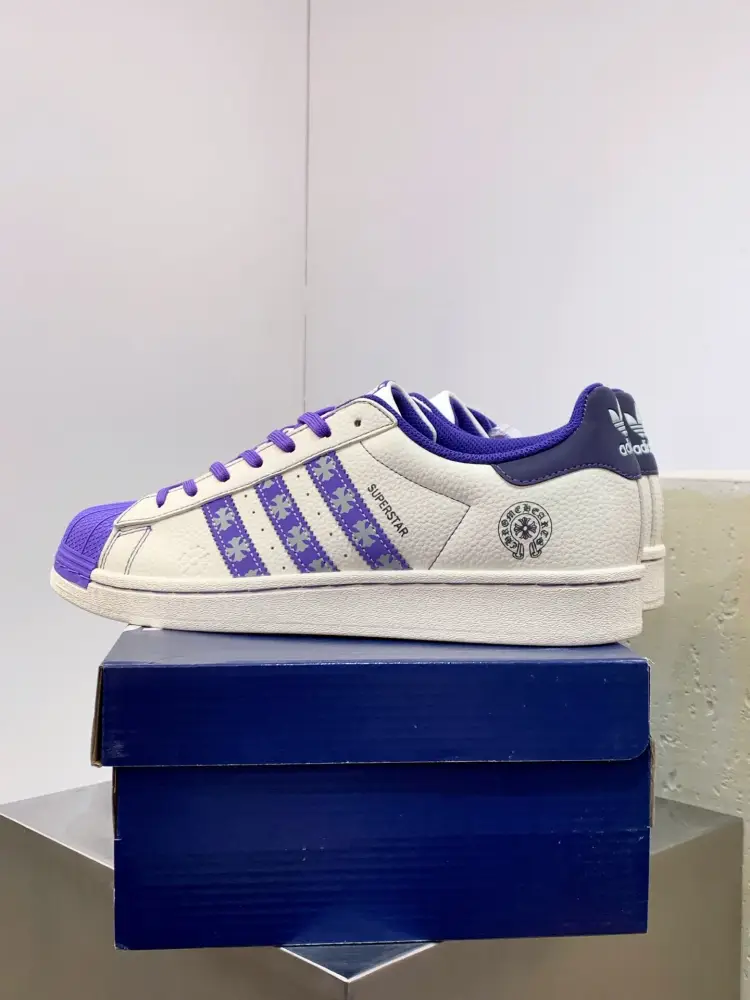 Adidas Superstar Crocs Collab White Purple Low Top – Adidas UrbanChic 528 