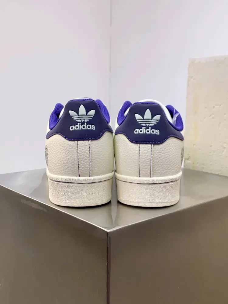 Adidas Superstar Crocs Collab White Purple Low Top – Adidas UrbanChic 528 