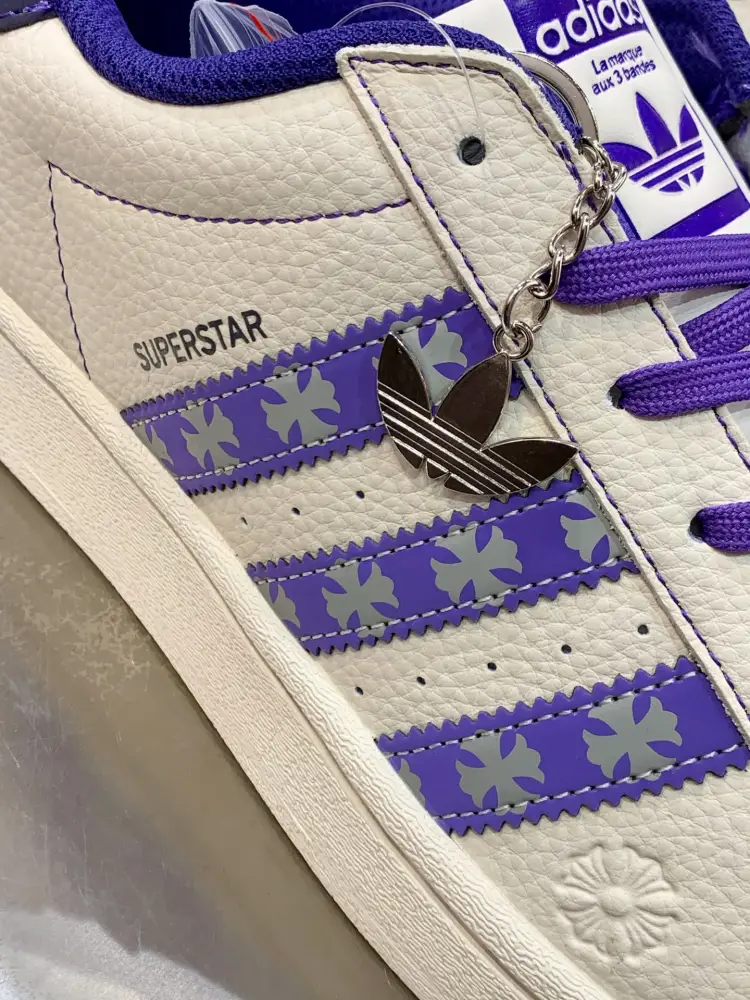 Adidas Superstar Crocs Collab White Purple Low Top – Adidas UrbanChic 528 