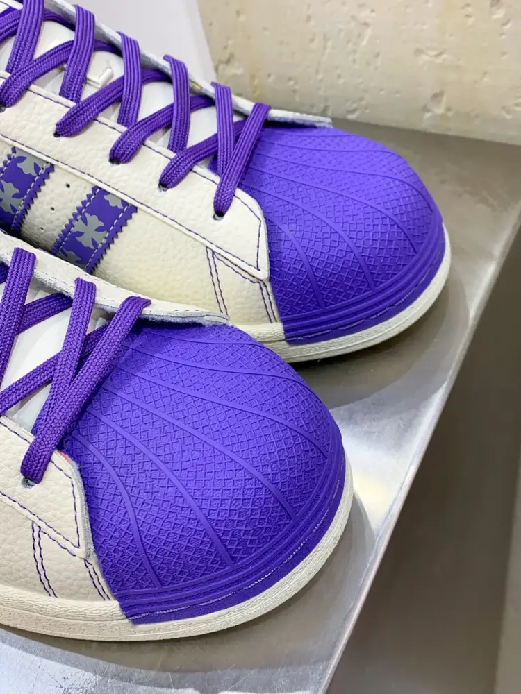 Adidas Superstar Crocs Collab White Purple Low Top – Adidas UrbanChic 528 