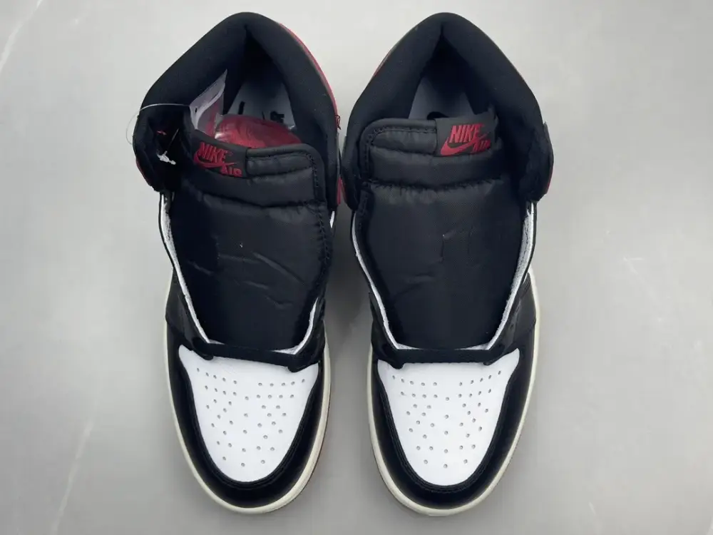 Air Jordan 1 High OG 'Black Toe' – Black White Red, Authentic Style, Best Sneakers, Top , Sizes 36-47 Including Half Sizes Effortless 1275 