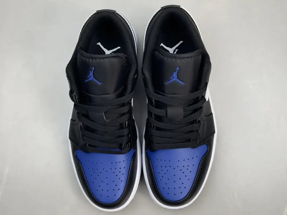 Durable Air Jordan 1 Low 'Black Blue' – Top – Best Sneakers for Men (Sizes 36-46, Including Half Sizes 1342 