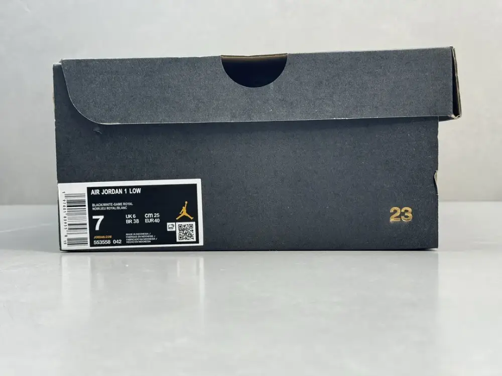 Durable Air Jordan 1 Low 'Black Blue' – Top – Best Sneakers for Men (Sizes 36-46, Including Half Sizes 1342 