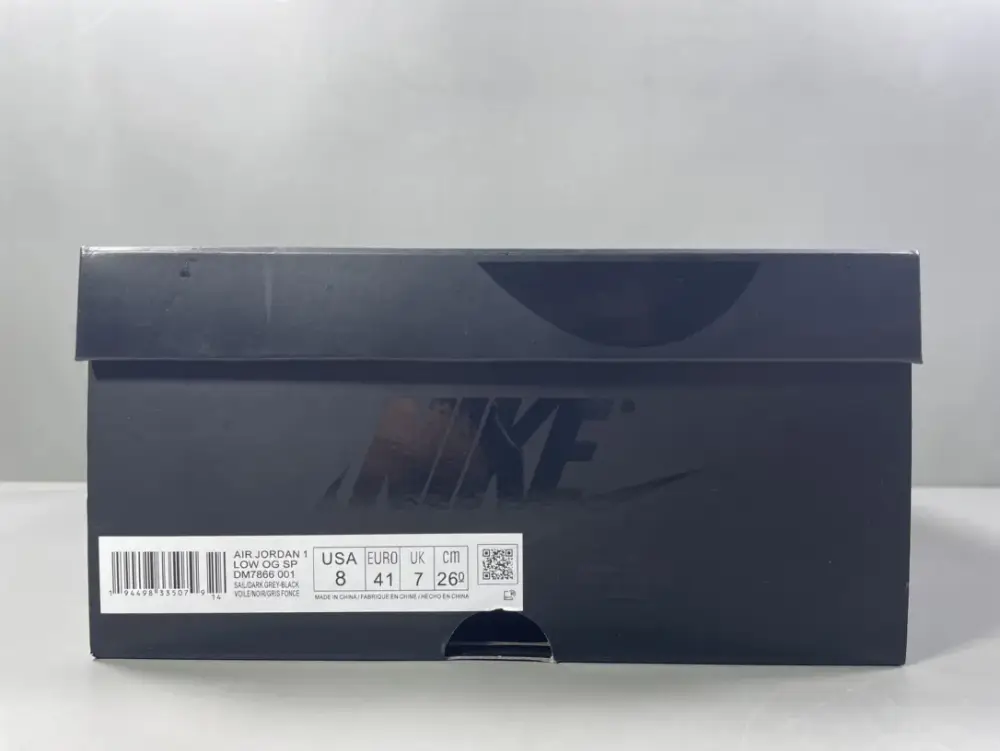 Air Jordan 1 Low 'Black Warrior' Triple Black Collaboration Sneakers – Best Sneakers in Sizes 36-47.5 (Including Half Sizes) with Top Durable 1264 