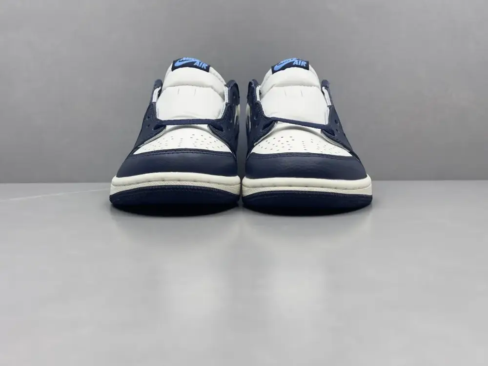 FlexibleFit Air Jordan 1 Low 'Obsidian UNC' – Black Obsidian University Blue – Authentic Low-Top with Best Sneakers Craftsmanship 1338 