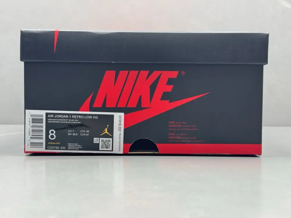 FlexibleFit Air Jordan 1 Low 'Obsidian UNC' – Black Obsidian University Blue – Authentic Low-Top with Best Sneakers Craftsmanship 1338 