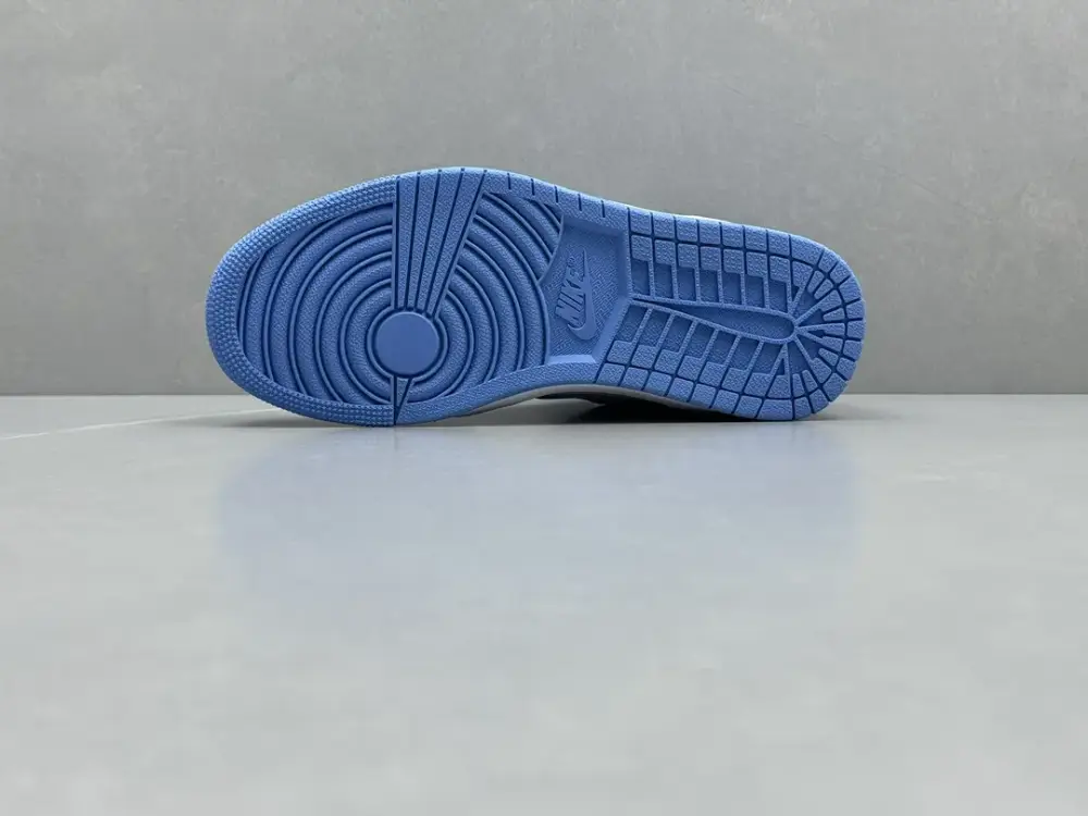Air Jordan 1 Low UNC Blue Patent Leather – University Blue White, Top , Best Sneakers, Sizes 36-46 Including Half Sizes Sleek 1281 