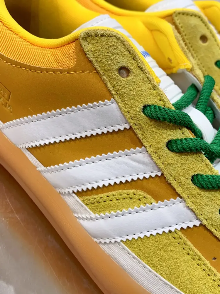 Bad Bunny adidas Gazelle Indoor Yellow Green StreetReady 504 