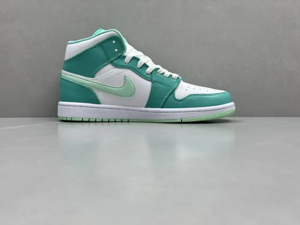 ChunYuan 230 AJ1 Mid Bang Pure Version – Mint Green High-Top , Best Sneakers, Sizes 36-46 (Including Half Sizes TechFriendly 1294  ABF417