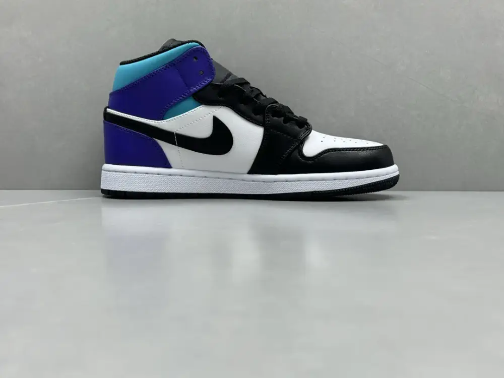 ChunYuan 230 AJ1 Zhongbang Pure Black White Purple High-Top , Best Sneakers, Size 36-46 (Including Half Sizes WellDesigned 1291  EEE366