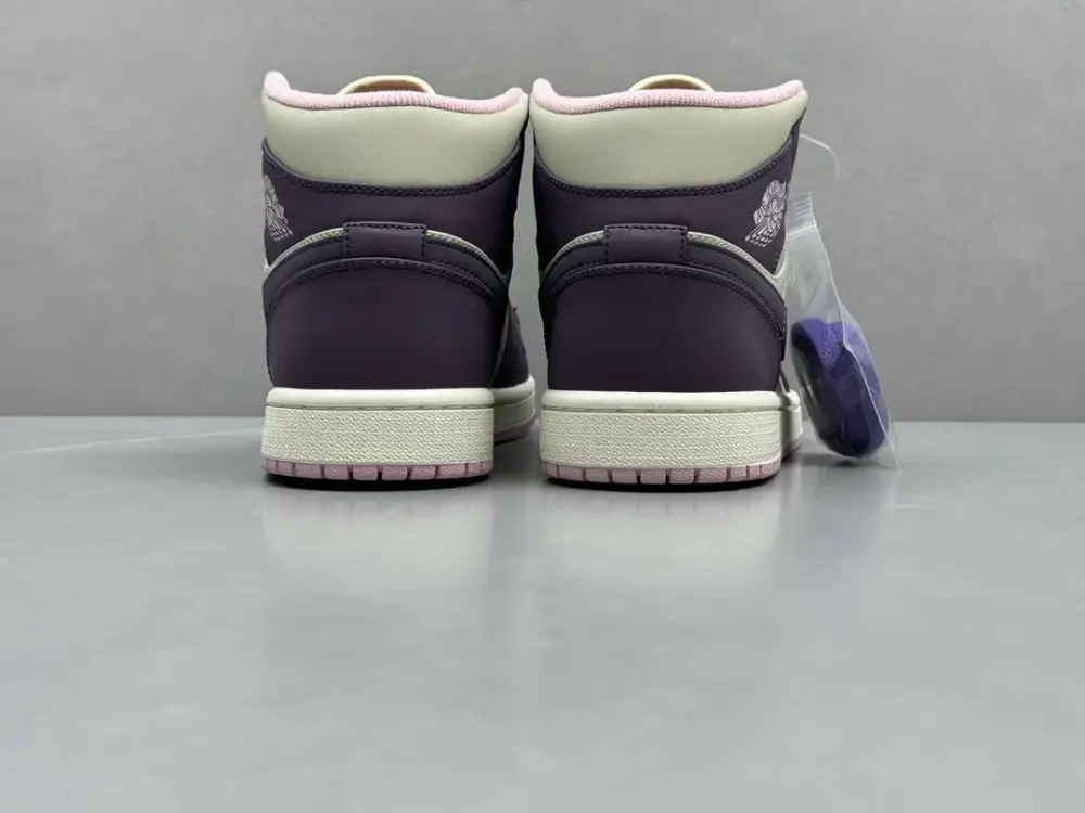 Sporty ChunYuan 230 AJ1 Zhongbang Pure Version – Powder Purple High-Top , Top-Quality Best Sneakers, Sizes 36-46 (Including Half Sizes 1296 