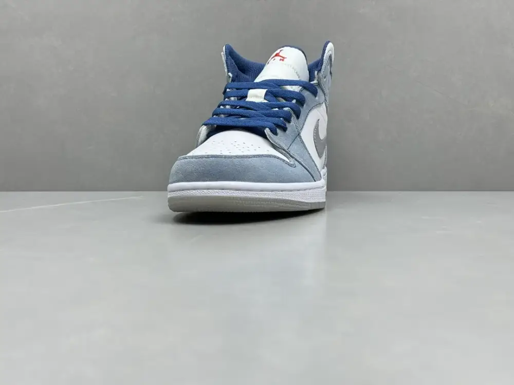 WrinkleFree ChunYuan 230 AJ1 Zhongbang Pure Version – Washed Blue, Top , Nike Basketball , Sizes 36-46 (Including Half Sizes 1300 