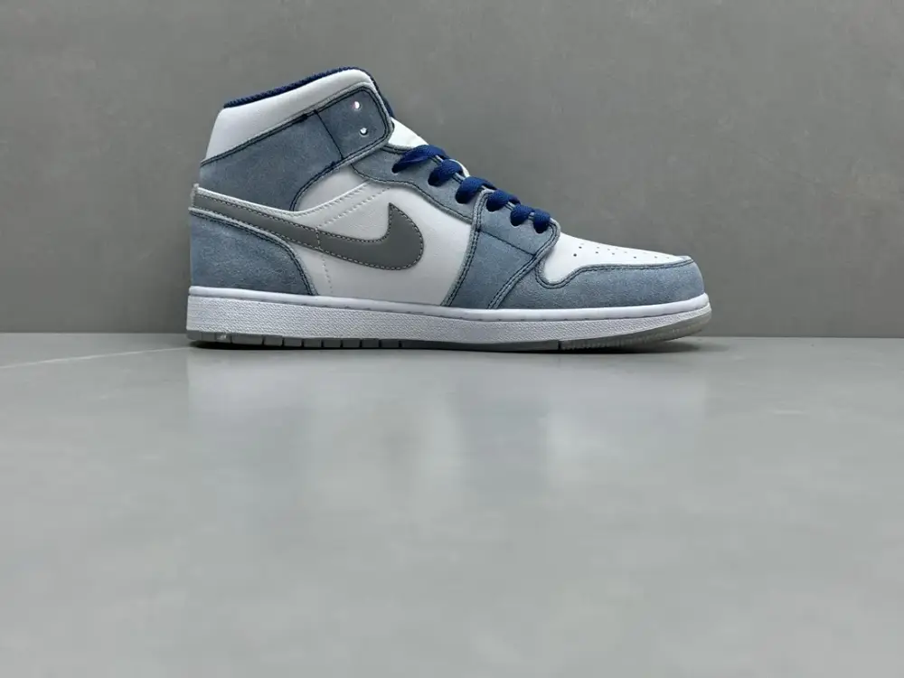 WrinkleFree ChunYuan 230 AJ1 Zhongbang Pure Version – Washed Blue, Top , Nike Basketball , Sizes 36-46 (Including Half Sizes 1300 