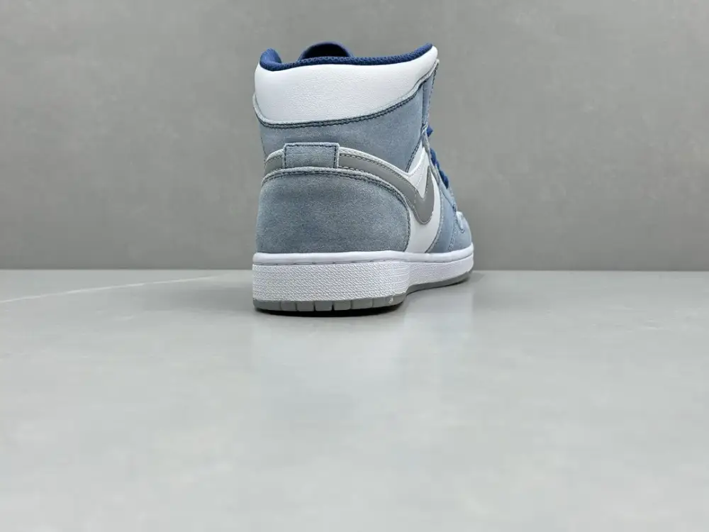 WrinkleFree ChunYuan 230 AJ1 Zhongbang Pure Version – Washed Blue, Top , Nike Basketball , Sizes 36-46 (Including Half Sizes 1300 