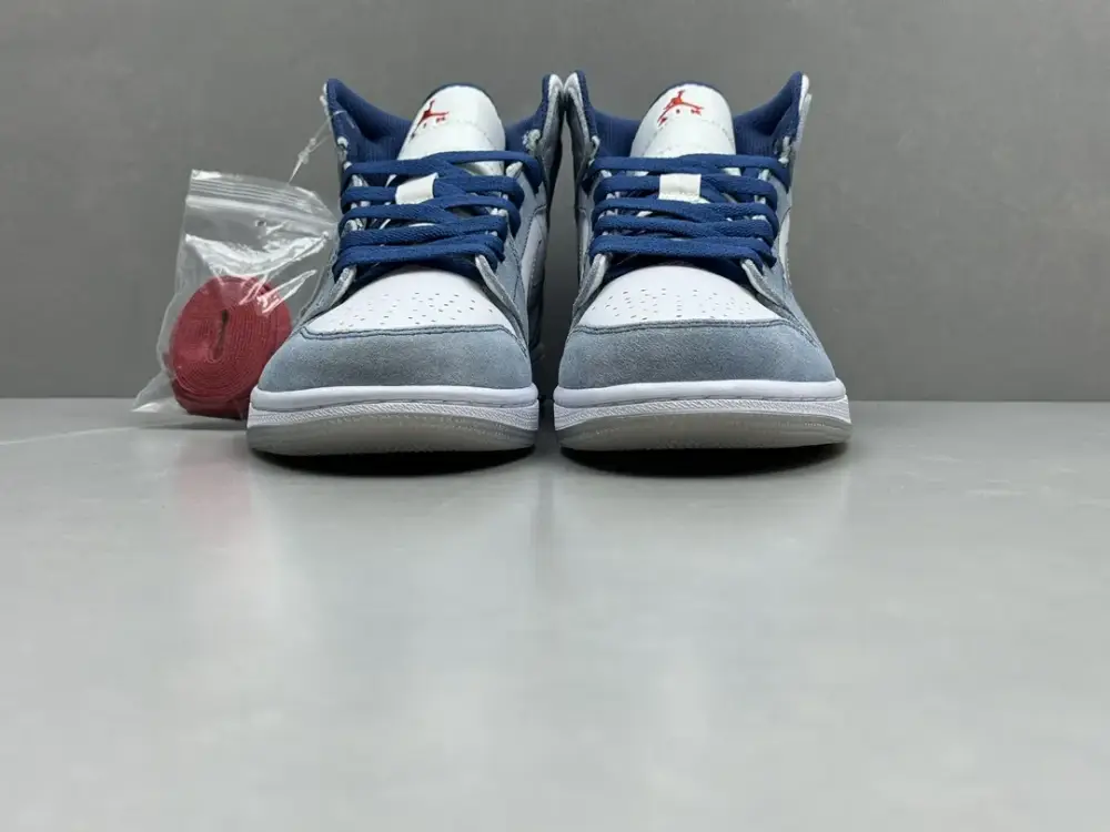 WrinkleFree ChunYuan 230 AJ1 Zhongbang Pure Version – Washed Blue, Top , Nike Basketball , Sizes 36-46 (Including Half Sizes 1300 