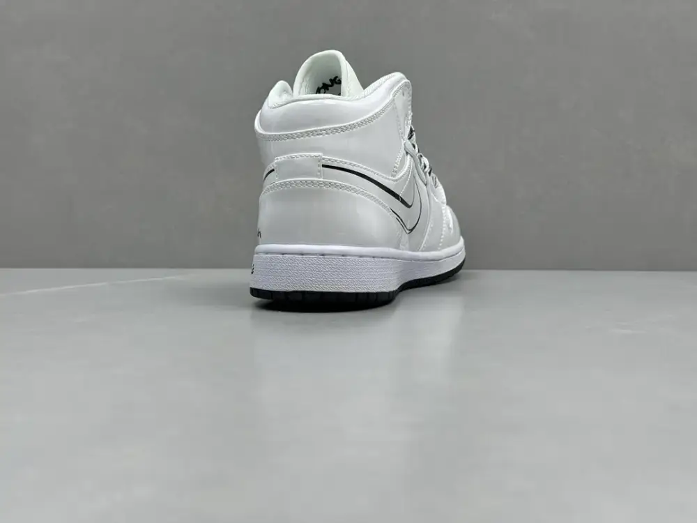 ChunYuan 230 AJ1 Zhongbang Pure Version – White Anime Doodle High-Top , Best Sneakers, Sizes 36-46 (Including Half Sizes Breathable 1292 