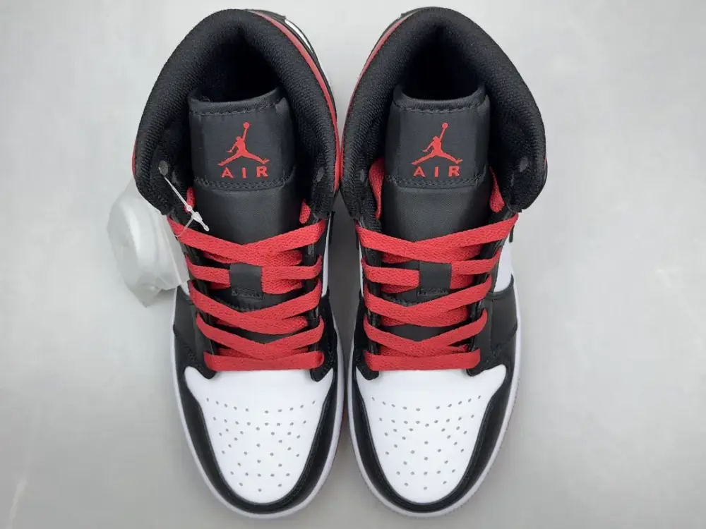StreetReady ChunYuan 230 AJ1 Zhongbang Pure Version Black White Red High-Top – Best Sneakers for Sale (Size 36- 1306 