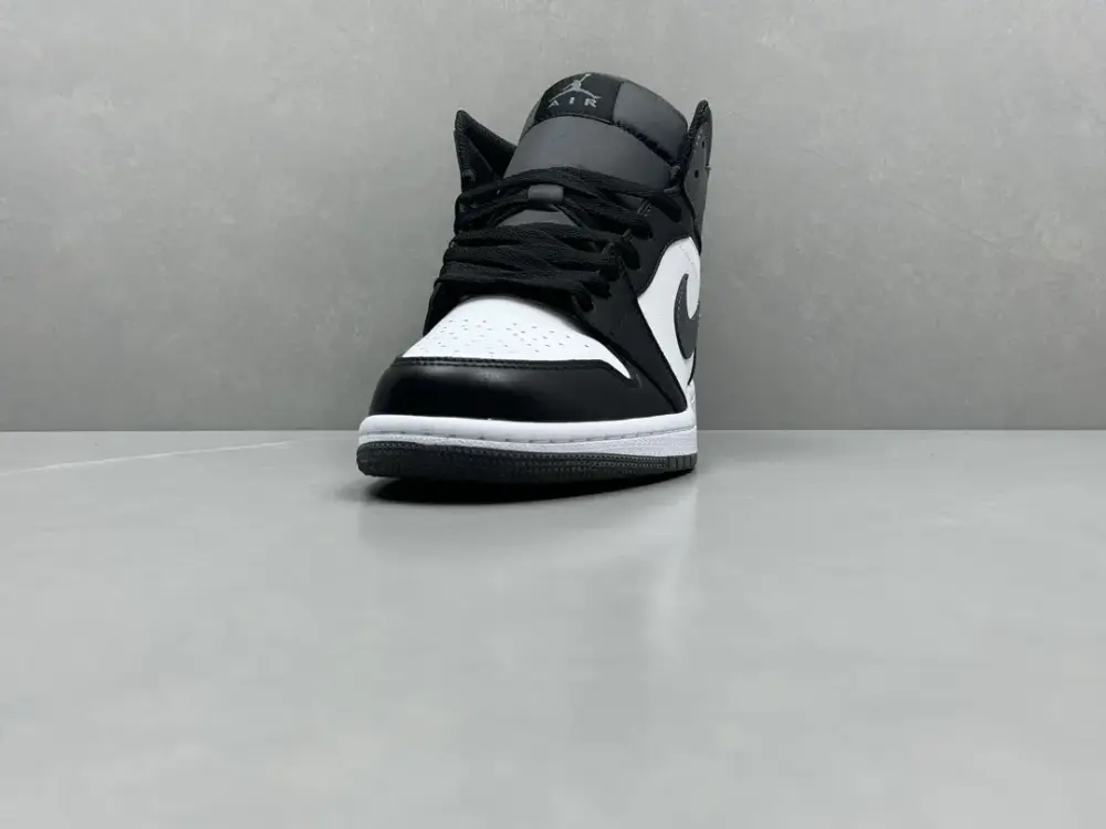 Cozy ChunYuan 230 AJ1 Zhongbang Pure Version Black Grey Mid-Top Sneakers, Top and Best Sneakers in Sizes 36-46 (Including Half Sizes 1307 