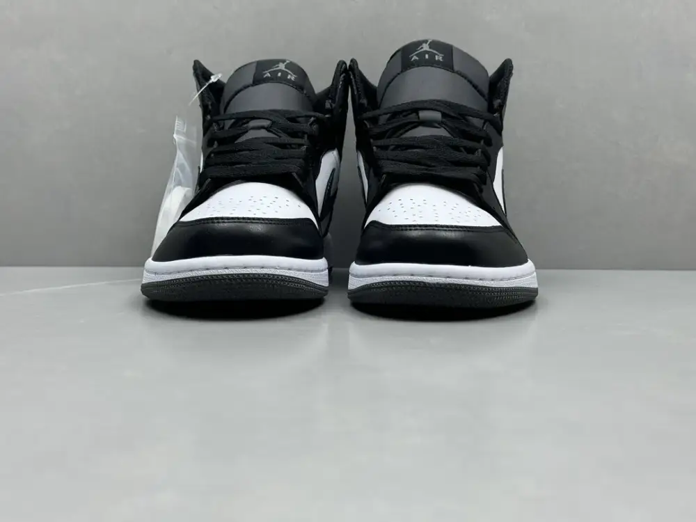 Cozy ChunYuan 230 AJ1 Zhongbang Pure Version Black Grey Mid-Top Sneakers, Top and Best Sneakers in Sizes 36-46 (Including Half Sizes 1307 