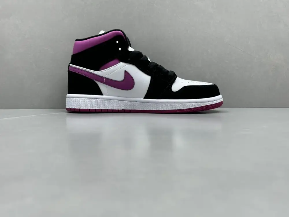 ChunYuan 230 AJ1 Zhongbang Pure Version Black Purple Mid-Top , Top-Quality Best Sneakers, Size 36-46 (Including Half Sizes ZipUp 1309 
