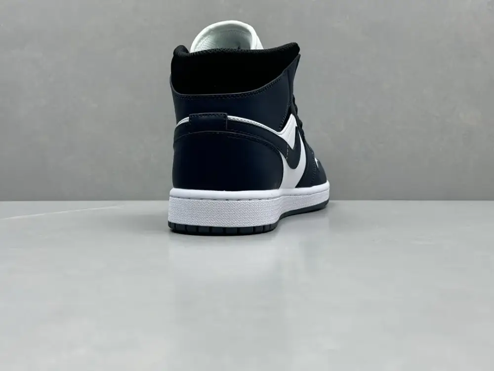 Colorful ChunYuan 230 AJ1 Zhongbang Pure Version Obsidian Black White High-Top Sneakers, Best Sneakers in Sizes 36-46 (Including Half Sizes) with Top-Quality 1321 