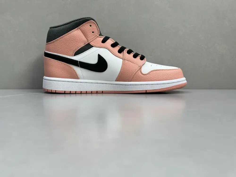 Practical ChunYuan 230 AJ1 Zhongbang Pure Version Pink High-Top Sneakers, Top , Best Sneakers, Size 36-46 (Including Half Sizes 1323 