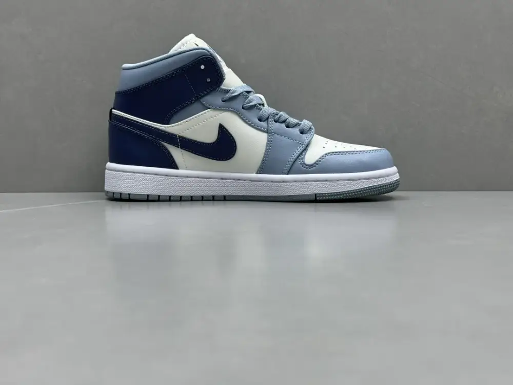 StreetReady ChunYuan 230 AJ1 Zhongbang Pure Version Sneakers – Haze Blue, High-Top Style, Top , Sizes 36-46 (Including Half Sizes 1310  AABD18