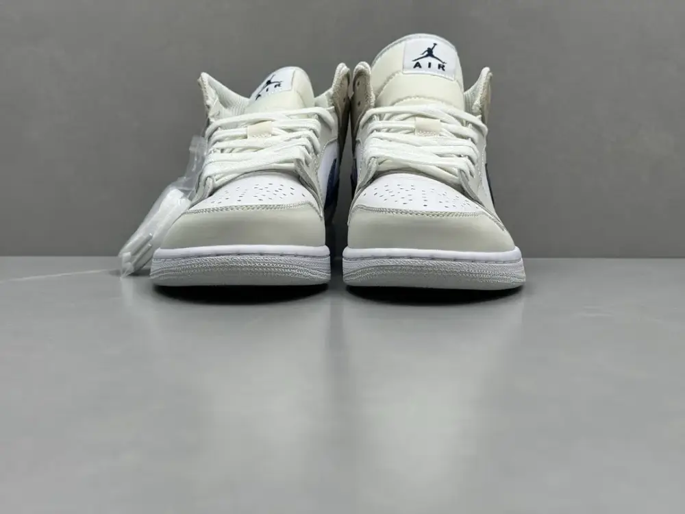 Cozy ChunYuan 230 AJ1 Zhongbang Pure Version White Blue Brown Basketball , Top , Best Sneakers, Size 36-46 (Including Half Sizes 1302 