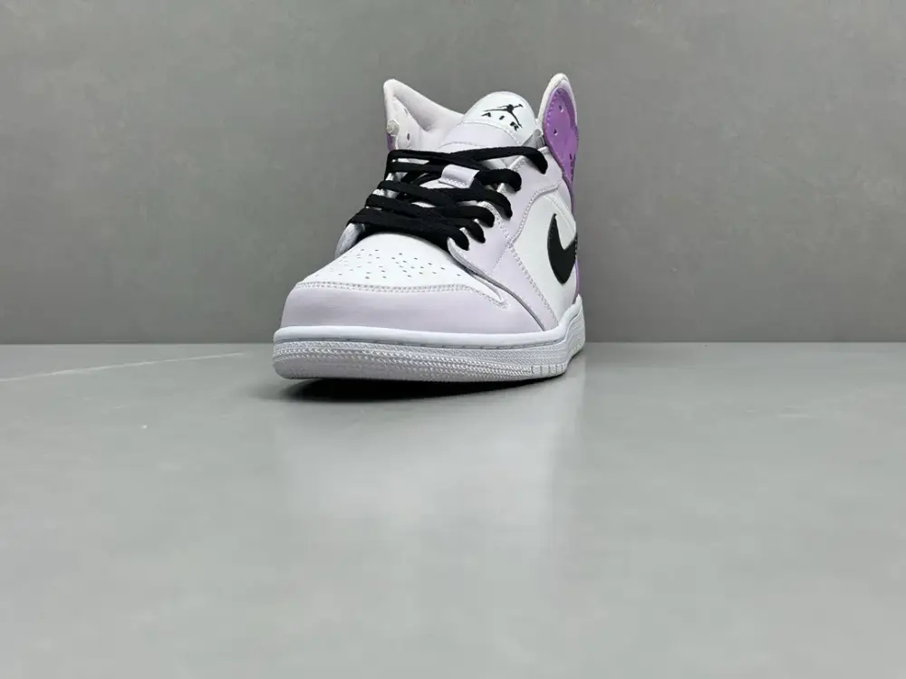 FashionForward ChunYuan 230 AJ1 Zhongbang Pure Version White Purple Basketball , Top , Best Sneakers, Sizes 36-46 (Including Half Sizes 1303  BCAD200