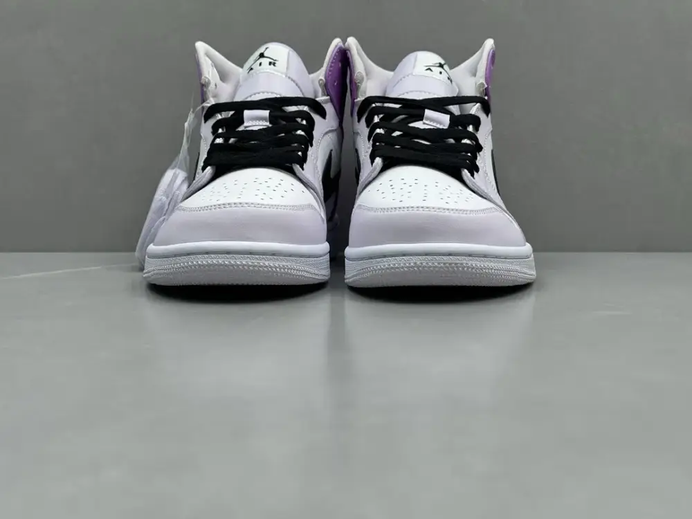 FashionForward ChunYuan 230 AJ1 Zhongbang Pure Version White Purple Basketball , Top , Best Sneakers, Sizes 36-46 (Including Half Sizes 1303 