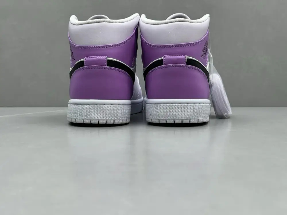 FashionForward ChunYuan 230 AJ1 Zhongbang Pure Version White Purple Basketball , Top , Best Sneakers, Sizes 36-46 (Including Half Sizes 1303 