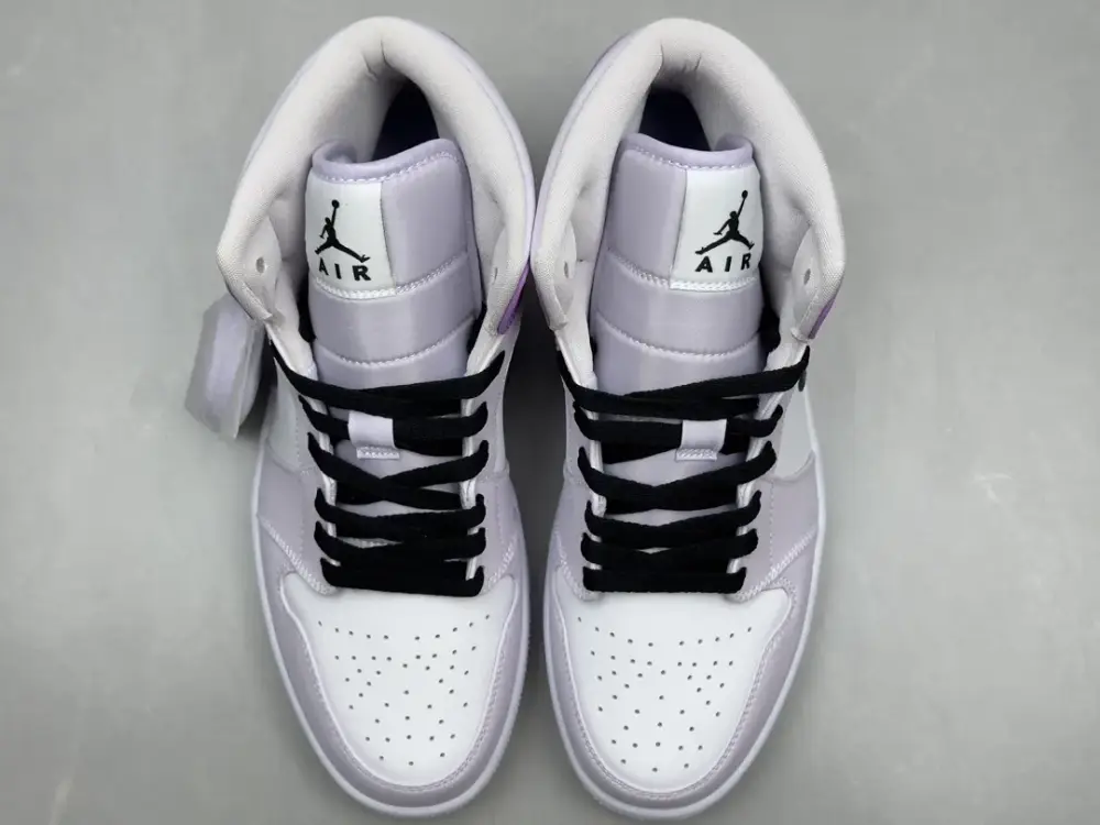 FashionForward ChunYuan 230 AJ1 Zhongbang Pure Version White Purple Basketball , Top , Best Sneakers, Sizes 36-46 (Including Half Sizes 1303 