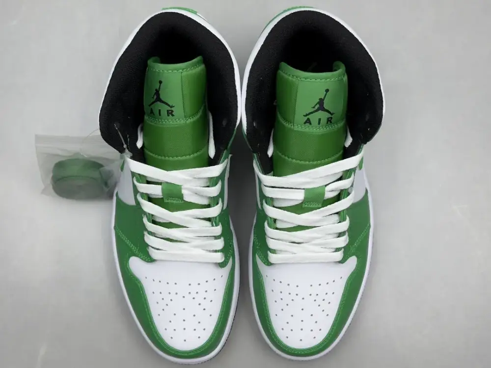 HighPerformance ChunYuan 230 AJ1 Zhongbang Pure Version White Green Basketball – Top Best Sneakers in Sizes 36-46 (Including Half Sizes 1293 