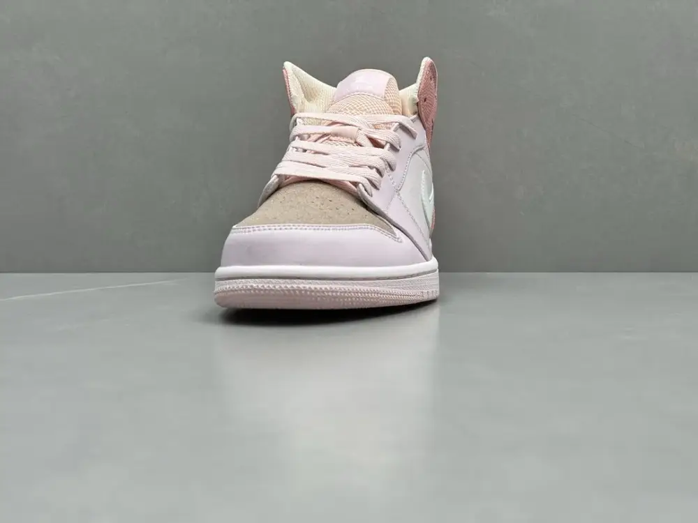 ChunYuan AJ1 Zhongbang Pure Version – Sakura Pink High-Top , Top-Quality Best Sneakers, Sizes 36-41 (Including Half Sizes ZeroBulk 1316  CFD132