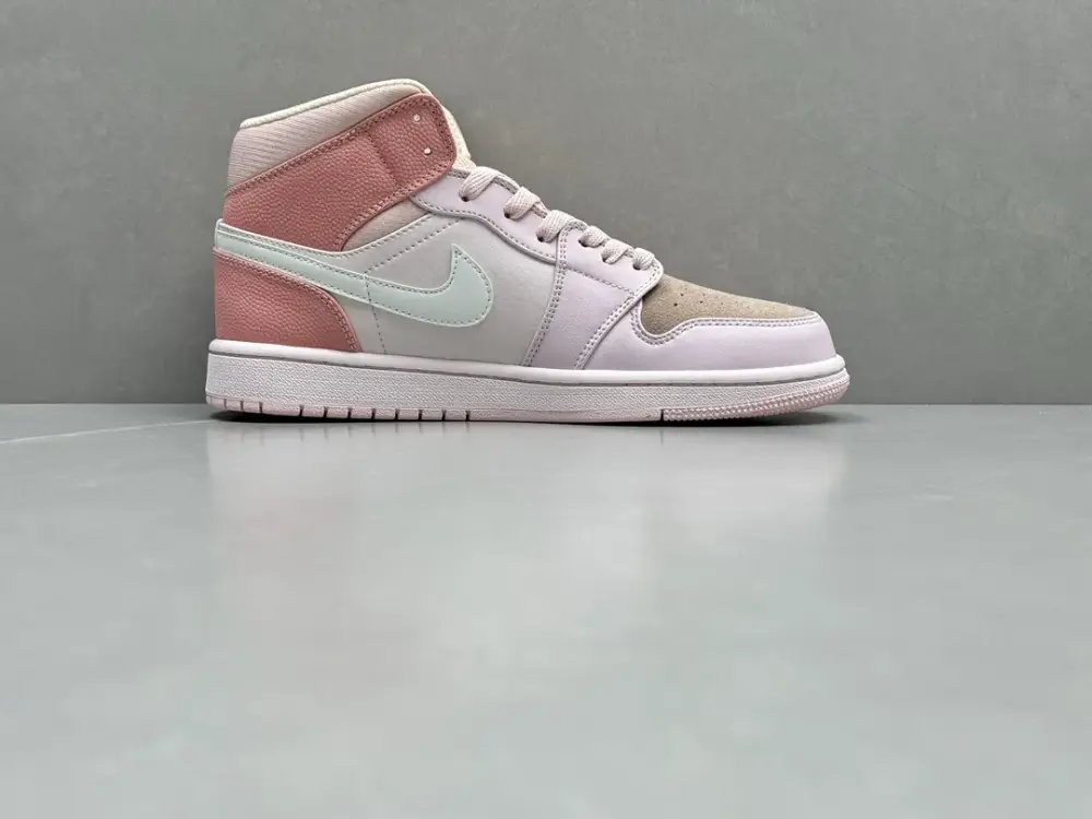 ChunYuan AJ1 Zhongbang Pure Version – Sakura Pink High-Top , Top-Quality Best Sneakers, Sizes 36-41 (Including Half Sizes ZeroBulk 1316  CFD132