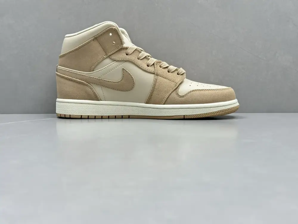 ChunYuan AJ1 Zhongbang Pure Version Light Brown Basketball , Top , Best Sneakers, Size 36-46 (Including Half Sizes Resilient 1334  FEC561