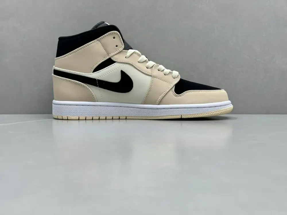 ChunYuan AJ1 Zhongbang Pure Version Men's Basketball – Milk Tea Color, Top , Best Sneakers, Size 36-46 (Including Half Sizes Refined 1331 
