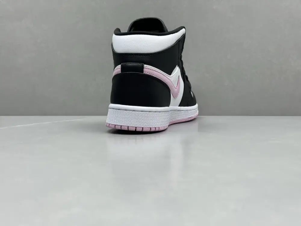 ChunYuan230 AJ1 ZhongBang Pure Version Pink Panda High-Top Sneakers – Black White Pink, Top , Best Sneakers, Sizes 36-46 (Including Half Sizes Unique 1304 