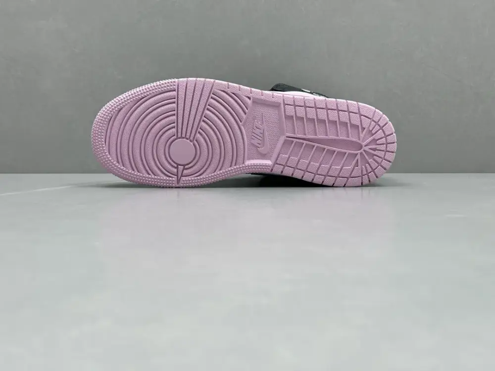 ChunYuan230 AJ1 ZhongBang Pure Version Pink Panda High-Top Sneakers – Black White Pink, Top , Best Sneakers, Sizes 36-46 (Including Half Sizes Unique 1304 